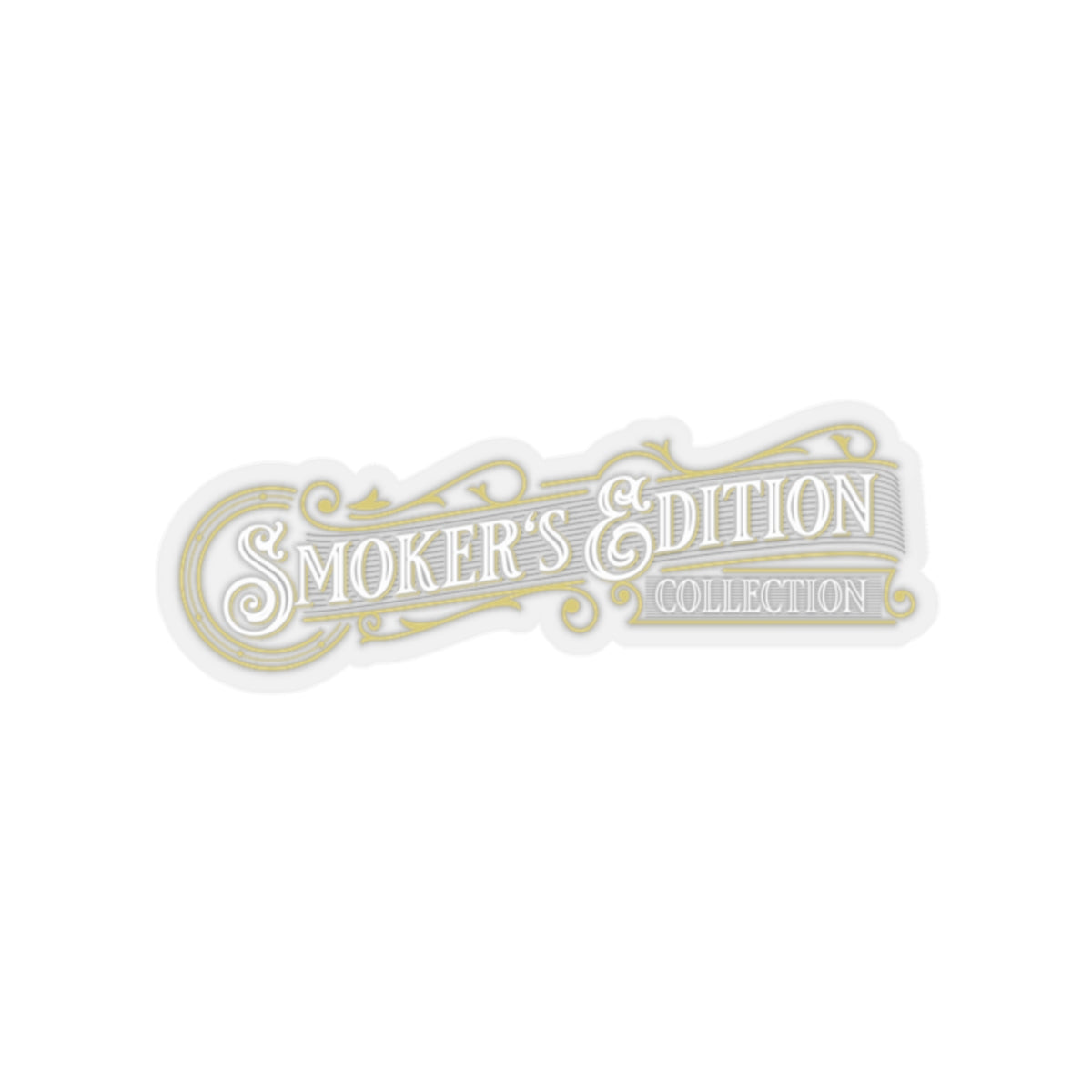 Smoker's Edition - Gold Kiss-Cut Stickers