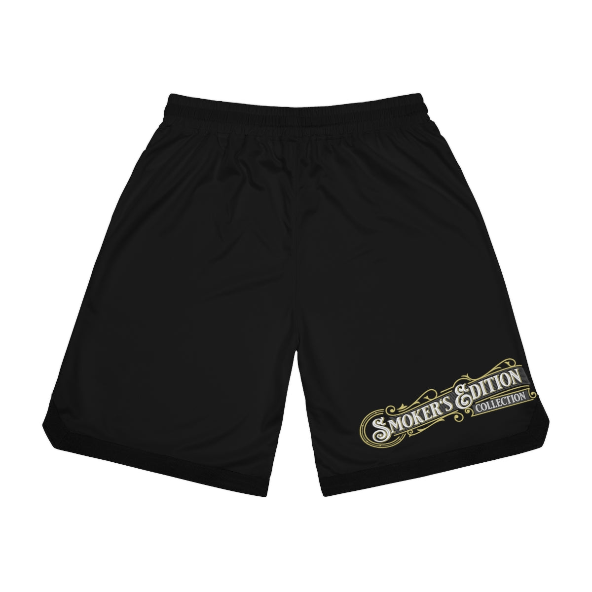 Sizzleman's Basketball Rib Shorts (AOP) - Chill Black
