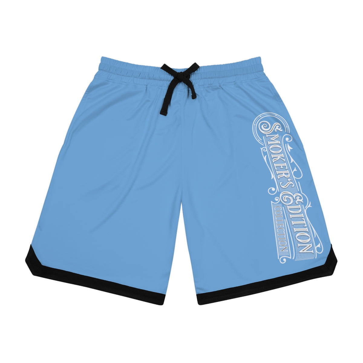 Sizzleman's Basketball Rib Shorts (AOP) - Smooth Blue