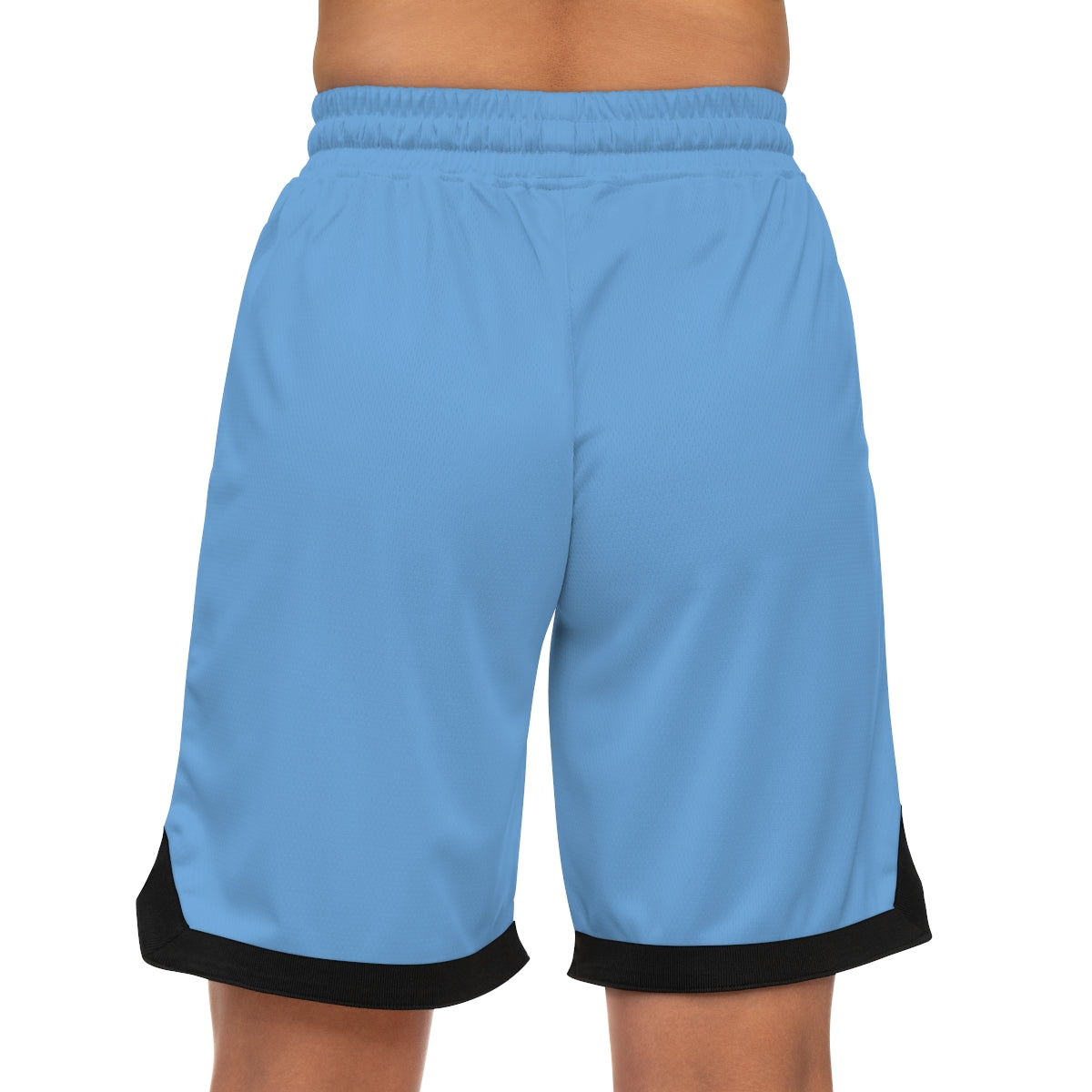 Sizzleman's Basketball Rib Shorts (AOP) - Smooth Blue
