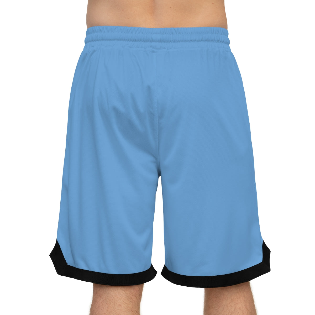 Sizzleman's Basketball Rib Shorts (AOP) - Smooth Blue