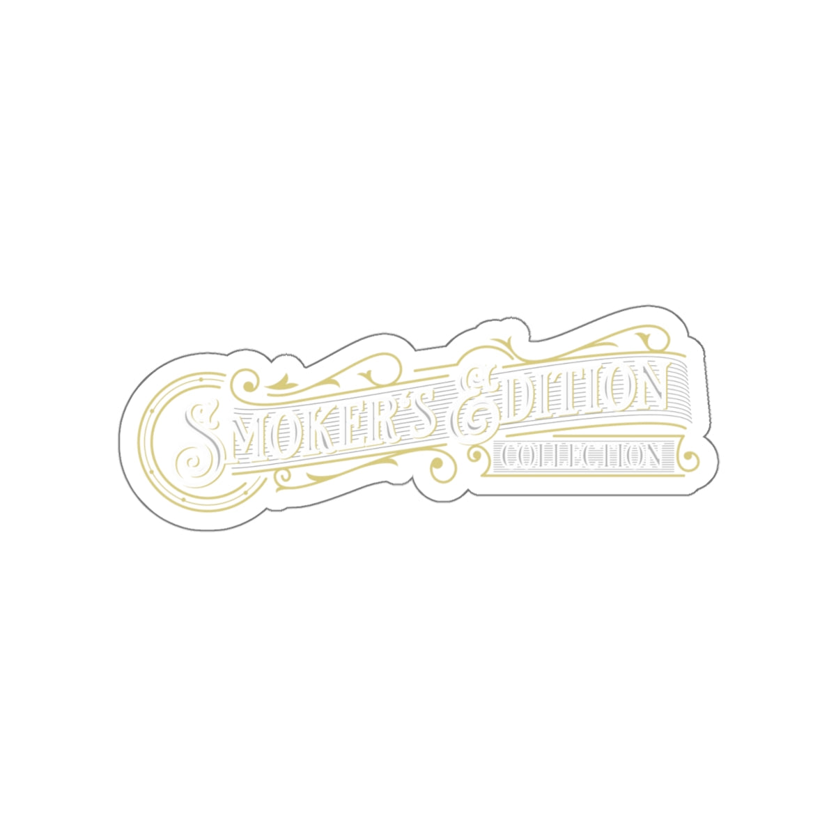 Smoker's Edition - Gold Kiss-Cut Stickers