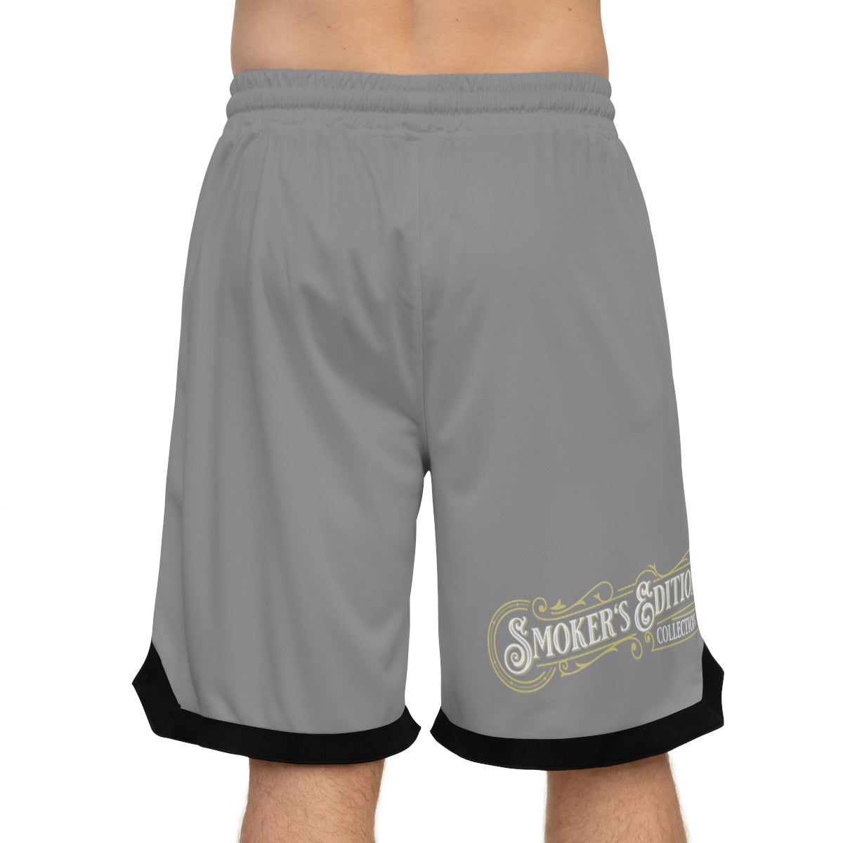 Sizzleman's Basketball Rib Shorts (AOP) - Chill Dark Grey