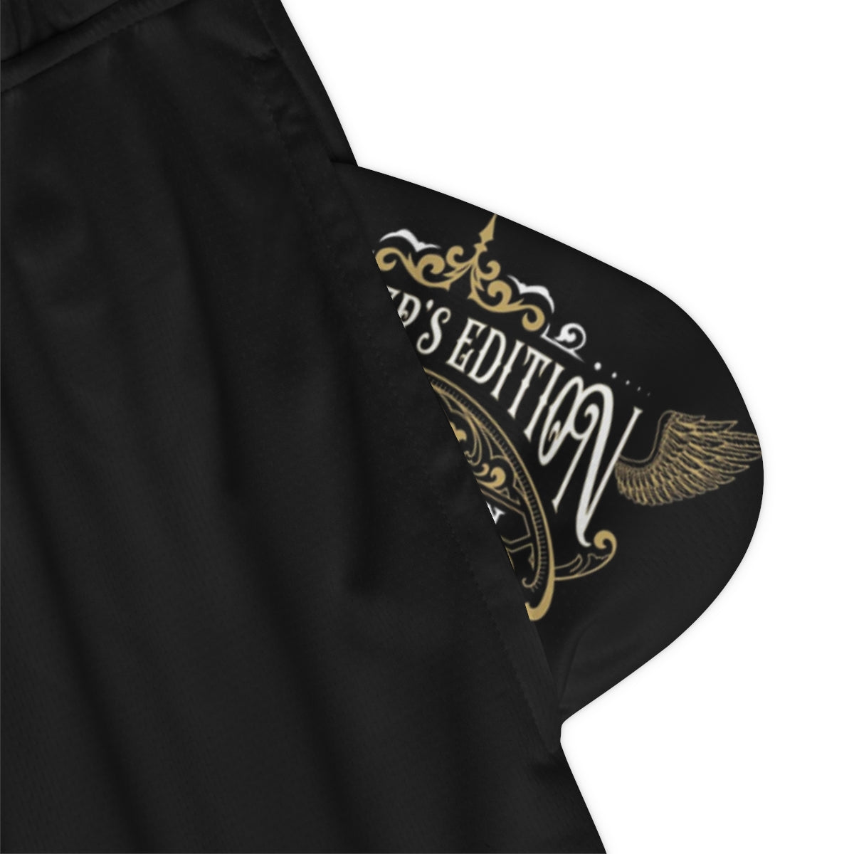 Sizzleman's Basketball Rib Shorts (AOP) - Chill Black