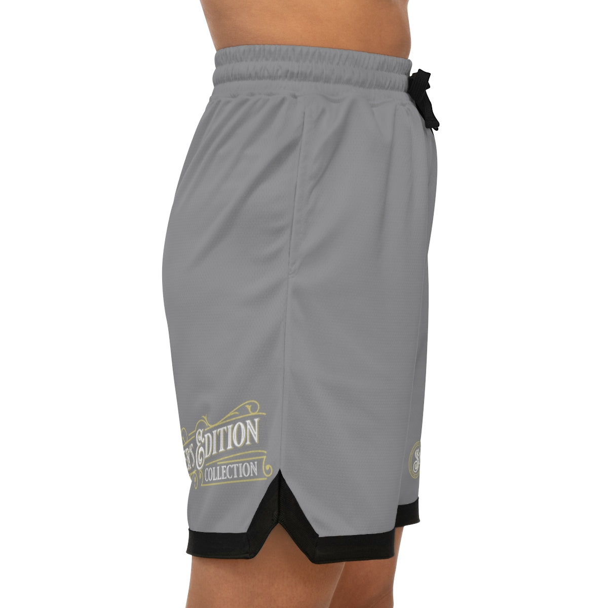 Sizzleman's Basketball Rib Shorts (AOP) - Chill Dark Grey