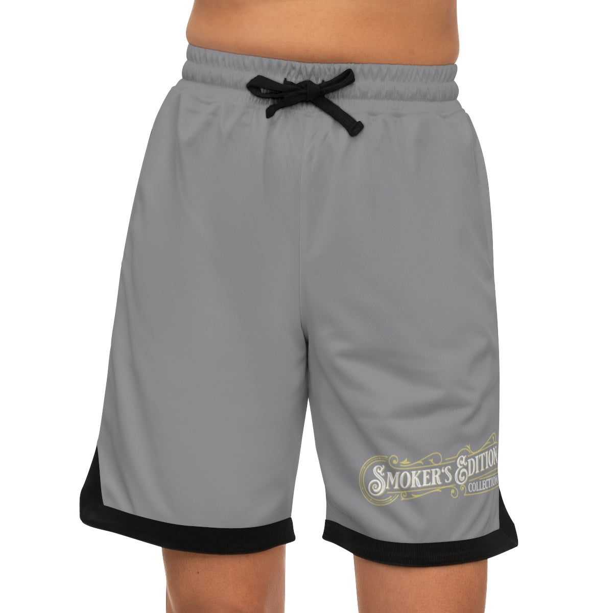 Sizzleman's Basketball Rib Shorts (AOP) - Chill Dark Grey