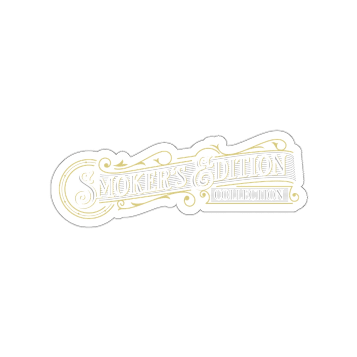 Smoker's Edition - Gold Kiss-Cut Stickers