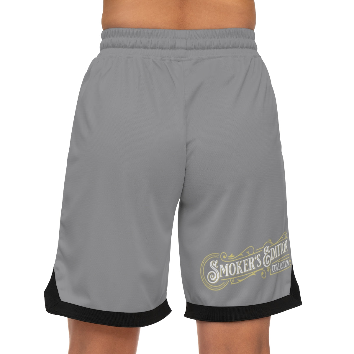 Sizzleman's Basketball Rib Shorts (AOP) - Chill Dark Grey