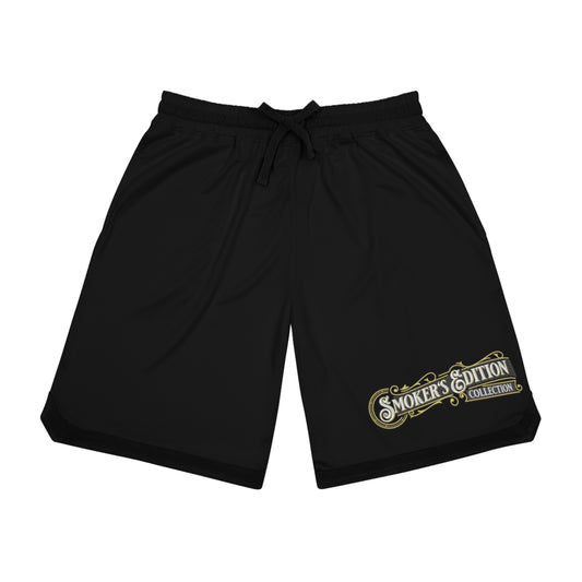 Sizzleman's Basketball Rib Shorts (AOP) - Chill Black