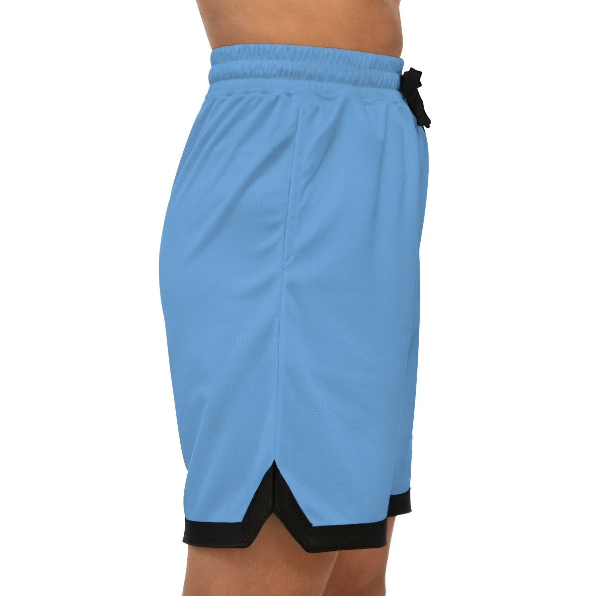 Sizzleman's Basketball Rib Shorts (AOP) - Smooth Blue