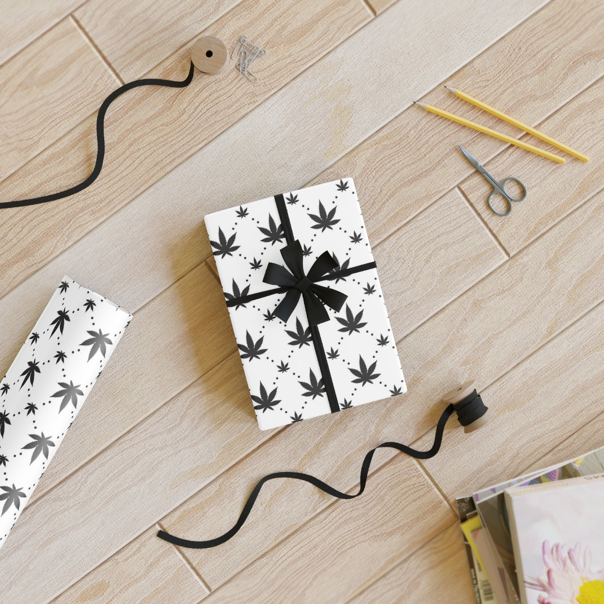 Nature's Elegant Wrapping Paper Rolls, 1pc