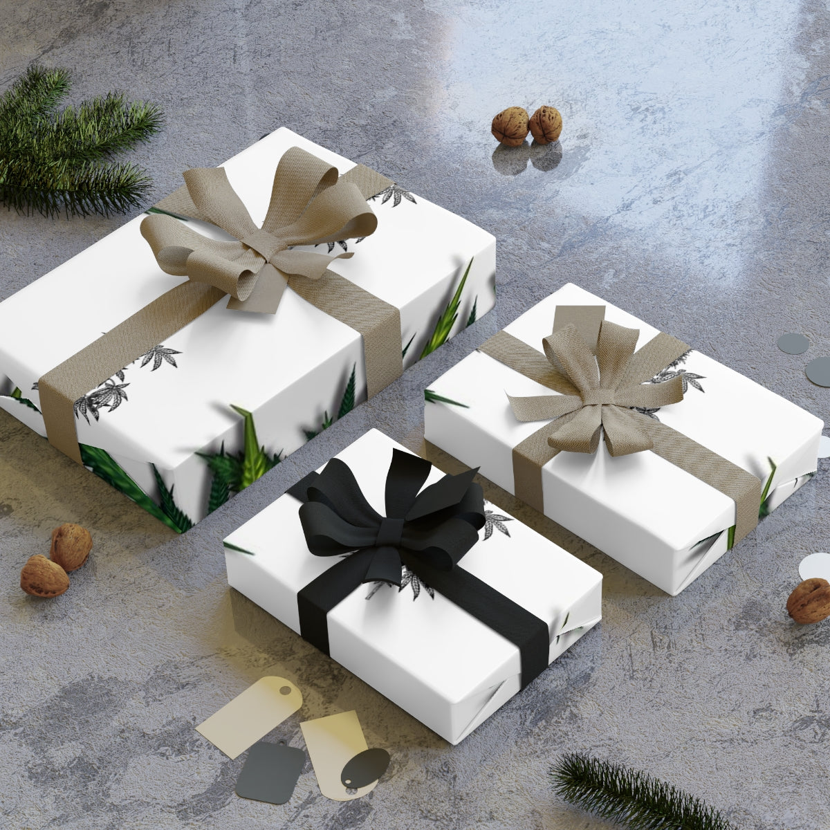 Nature's Simple Wrapping Paper Rolls, 1pc