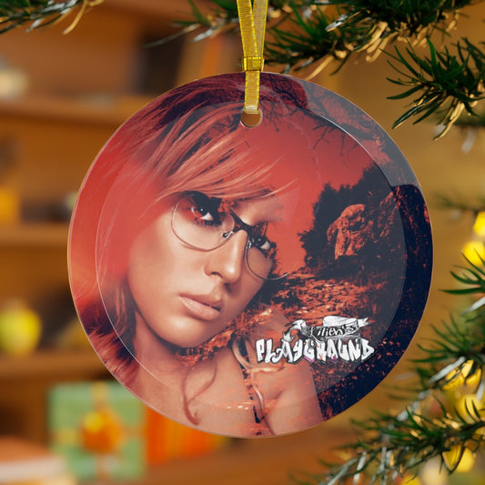 Lilith's Playground Glass Ornament